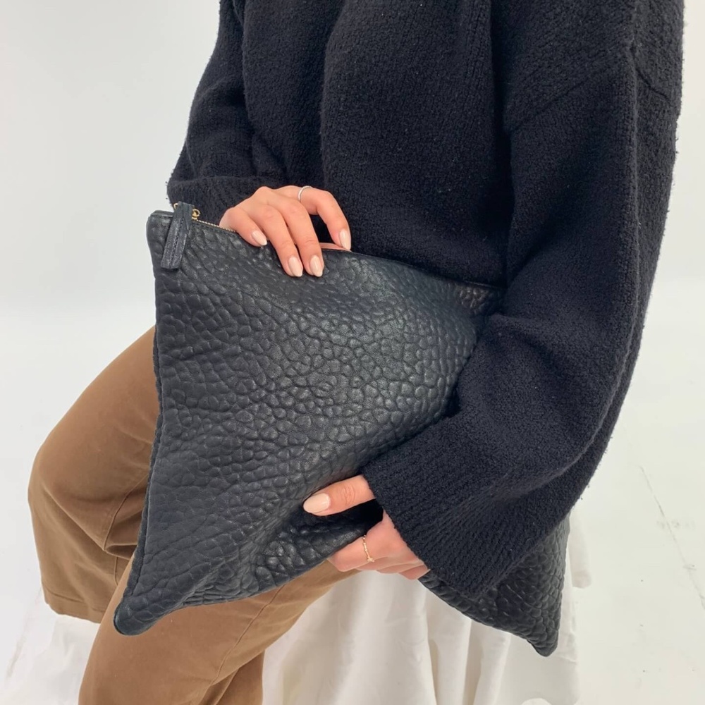 Clare V RARE oversized clutch/ computer bag